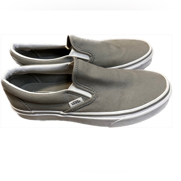 Vans slip on shoe tan/light grey size 6.5 - Picture 4 of 5